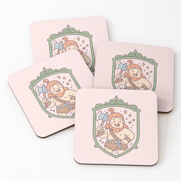 Item preview, Pastel Barbarian Emblem Fantasy TTRPG designed and sold by pixeptional.