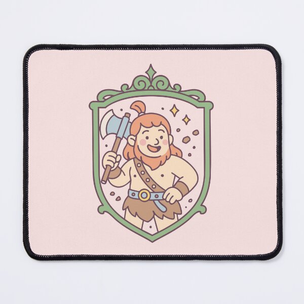 Item preview, Pastel Barbarian Emblem Fantasy TTRPG designed and sold by pixeptional.