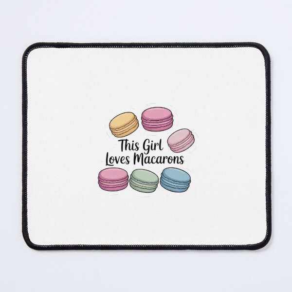 Item preview, This girl loves macarons fun pastel designed and sold by KarstenNoanra.