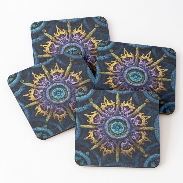Item preview, Abstract psychedelic Celtic knot art designed and sold by dcrc.