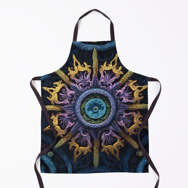 Item preview, Abstract psychedelic Celtic knot art designed and sold by dcrc.