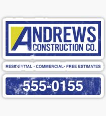 Andrews Construction Co Sticker