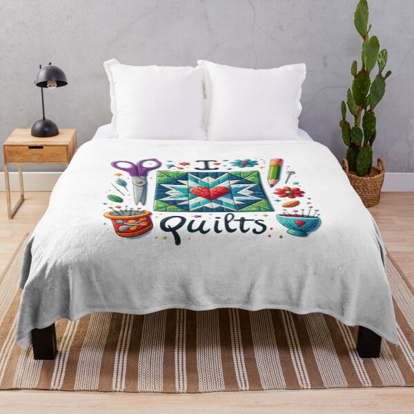Item preview, I Love Quilts designed and sold by clintang.