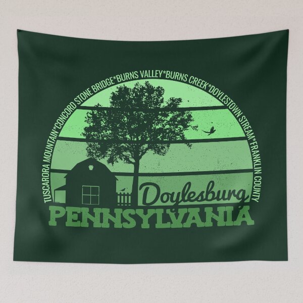 Item preview, Doylesburg Pennsylvania Sunset Retro Vintage Local Pride Logo designed and sold by CRHPOD20.