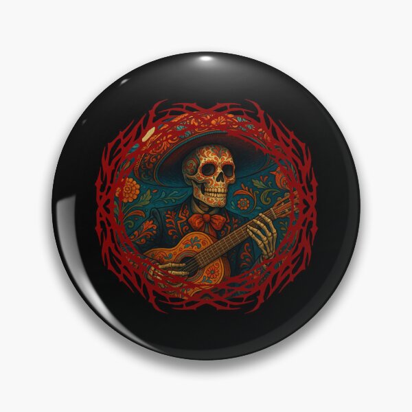 Item preview, Calavera Mariachi Nocturno designed and sold by II IRONSKULLS II.