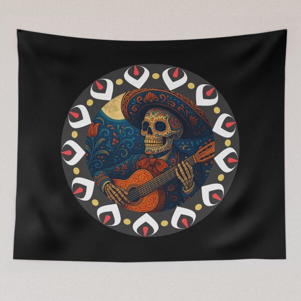 Item preview, Calavera Mariachi Nocturno V2 designed and sold by II IRONSKULLS II.