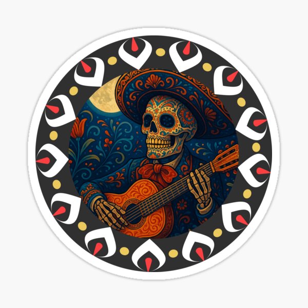 Item preview, Calavera Mariachi Nocturno V2 designed and sold by II IRONSKULLS II.