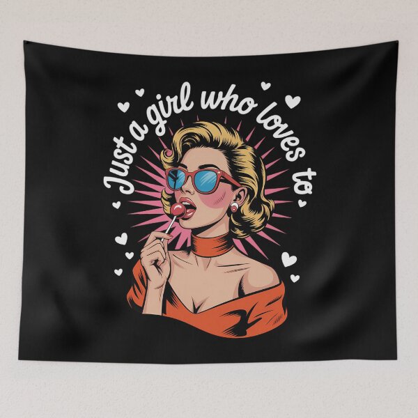 Item preview, Just a Girl Who Loves To designed and sold by Sea4Adventures.