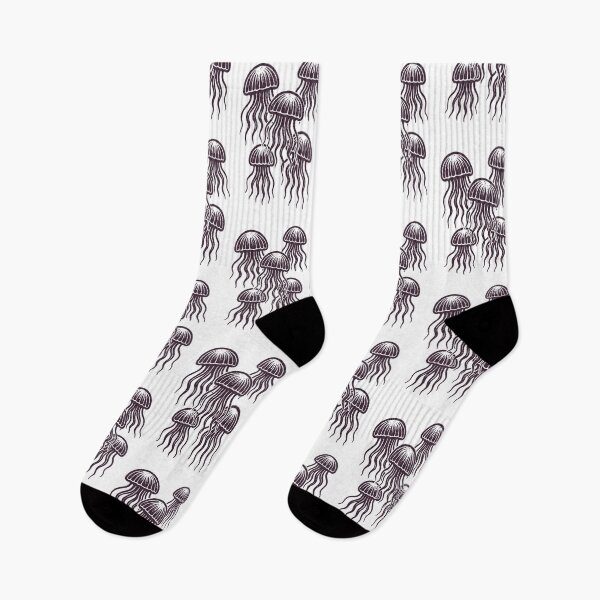 Item preview, Jellyfish Nautical Fish Print Marine Ocean Sea designed and sold by kilosdesignstudio.