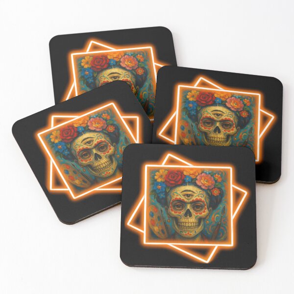 Item preview, Frida Kahlo's skull designed and sold by II IRONSKULLS II.