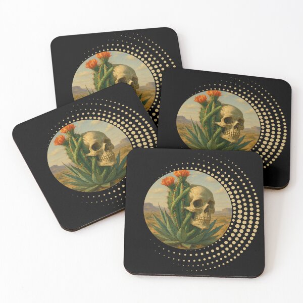 Item preview, Cactus and Agave Skull V2 designed and sold by II IRONSKULLS II.