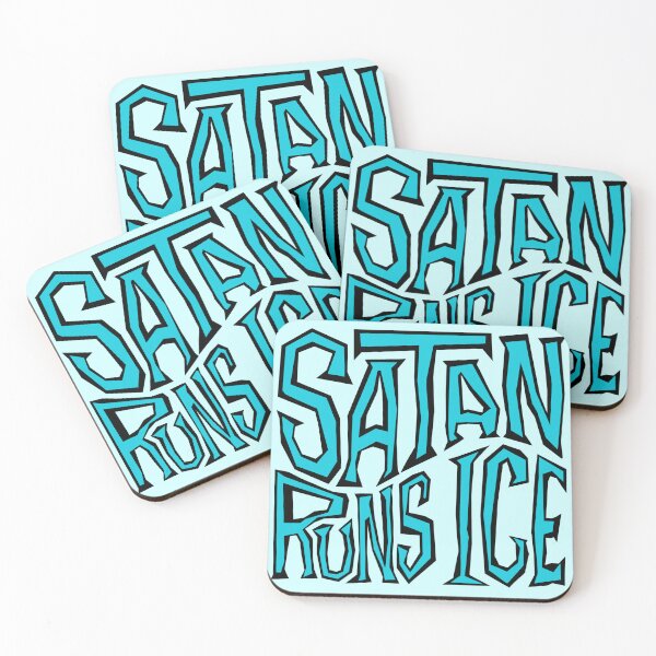 Item preview, Satan Runs ICE Word Art designed and sold by Unhinged Heather.