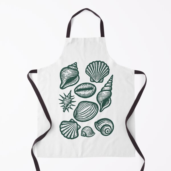 Item preview, Seashells Nautical Fish Print Marine Ocean Sea designed and sold by kilosdesignstudio.