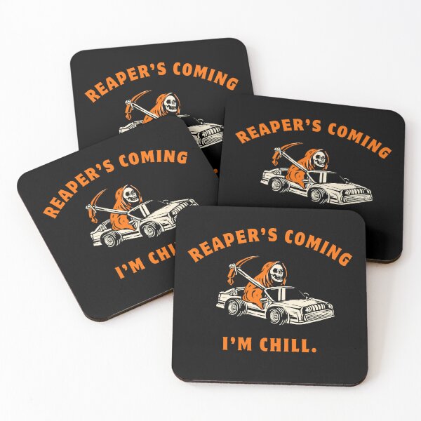 Item preview, Grim Reaper's coming. I'm chill | Stoicism Philosophy, Stoic Mindset designed and sold by LexaArtworks.
