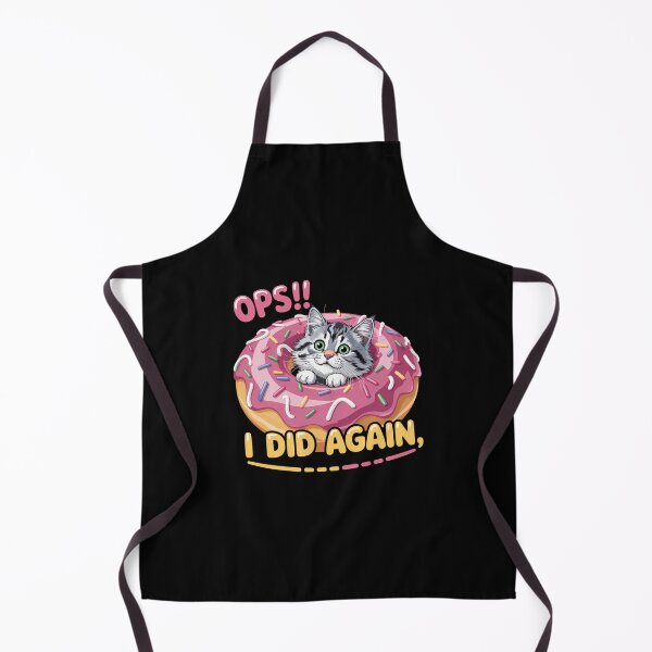 Item preview, Kitten Stuck in a Donut Ops I Did Again designed and sold by Sea4Adventures.
