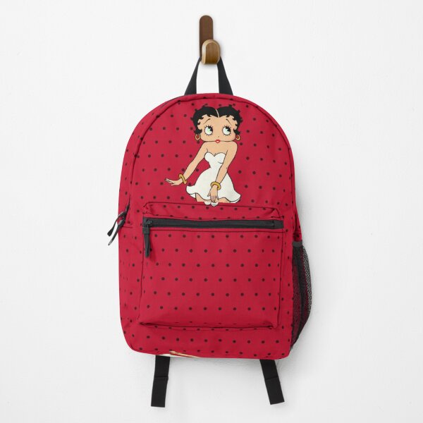 Item preview, Betty Boop in White Dress on Red Polka Dots designed and sold by LyssasMindArt.