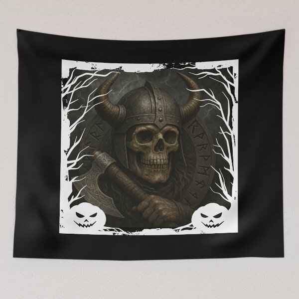 Item preview, Viking Berserker Skull V2 designed and sold by II IRONSKULLS II.