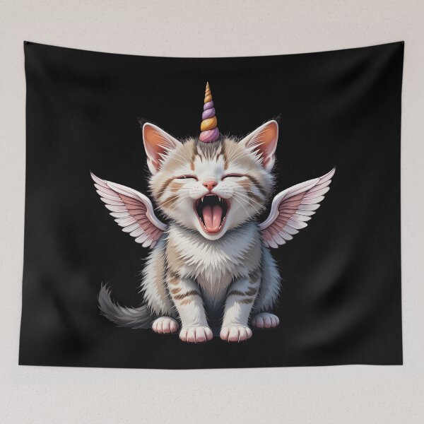 Item preview, Unicorn Cat designed and sold by FieldScent.
