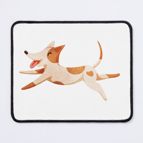 Item preview, Cute Smile Dog Jumping Drawing designed and sold by WatercolorEPS.
