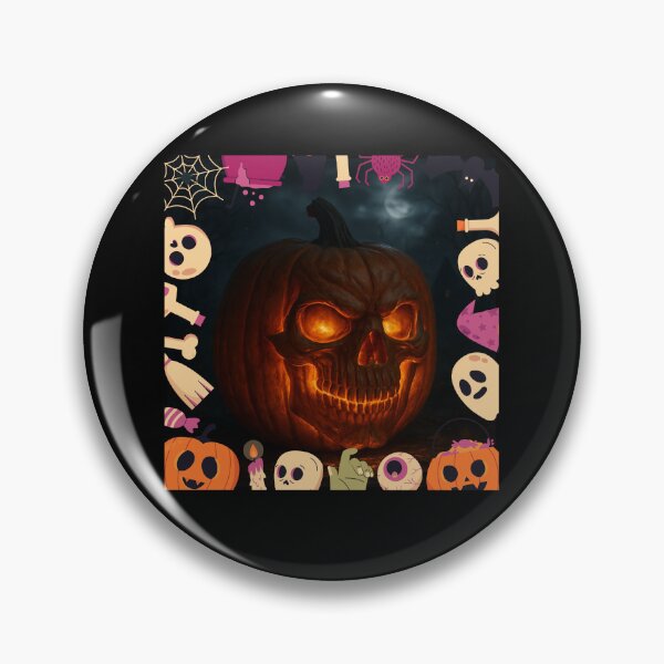 Item preview, Haunted Pumpkin Skull designed and sold by II IRONSKULLS II.