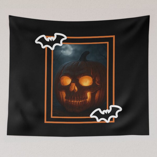 Item preview, Haunted Pumpkin Skull V2 designed and sold by II IRONSKULLS II.