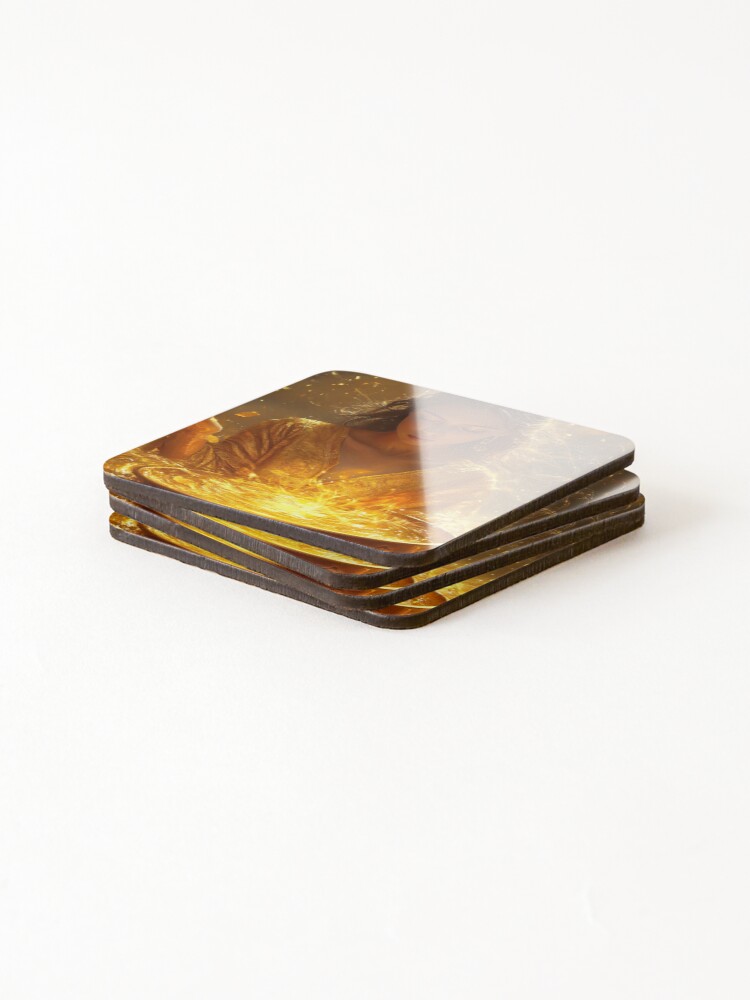 Thumbnail 4 of 5, Coasters (Set of 4), Concentration designed and sold by RicoInStudios.