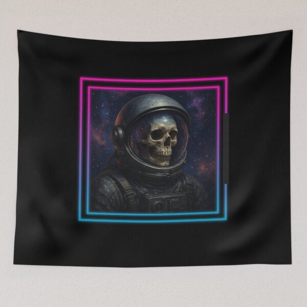 Item preview, Cosmic Astronaut Skull designed and sold by II IRONSKULLS II.