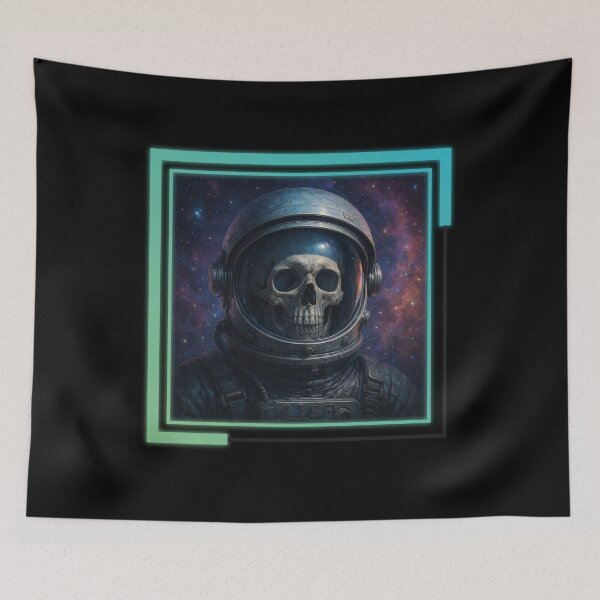 Item preview, Cosmic Astronaut Skull V2 designed and sold by II IRONSKULLS II.
