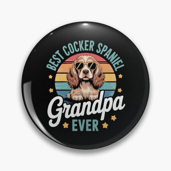 Item preview, Best Cocker Spaniel Grandpa Ever Dog Vintage Farthers Day designed and sold by BakeryDozen.