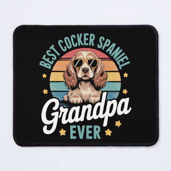 Item preview, Best Cocker Spaniel Grandpa Ever Dog Vintage Farthers Day designed and sold by BakeryDozen.