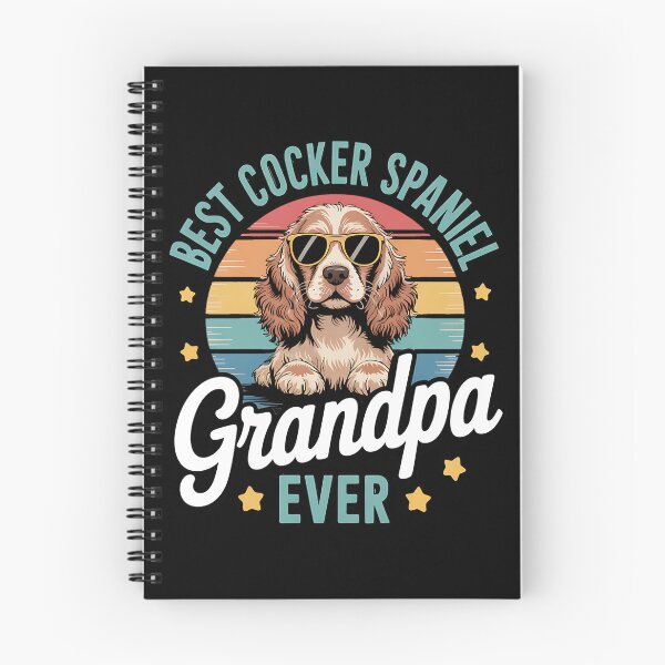 Item preview, Best Cocker Spaniel Grandpa Ever Dog Vintage Farthers Day designed and sold by BakeryDozen.