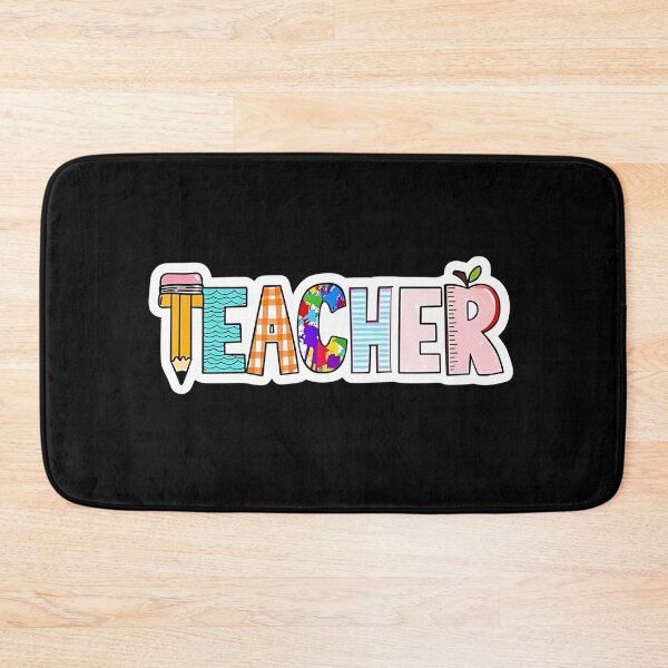 Item preview, Colorful Teacher Word Art Sticker – Fun and Creative Educational Design for Teachers designed and sold by FestivityFinds.