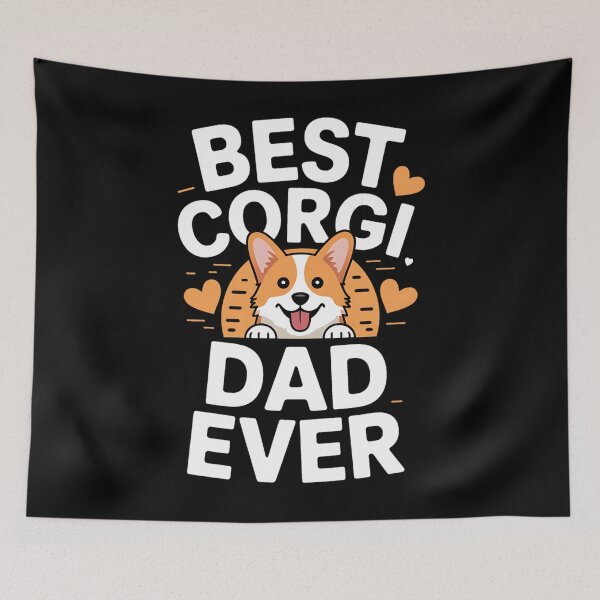 Item preview, Best Corgi Dad Ever Daddy Dog Lover Fathers Day designed and sold by BakeryDozen.