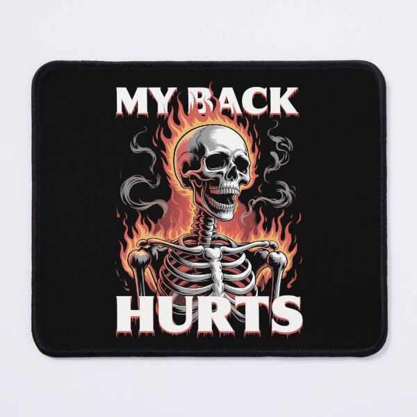 Item preview, My Back Hurts Funny designed and sold by Sea4Adventures.