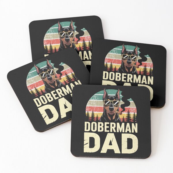 Item preview, Best Doberman Dog Dad Ever Vintage Father's Day Dog Lover designed and sold by BakeryDozen.