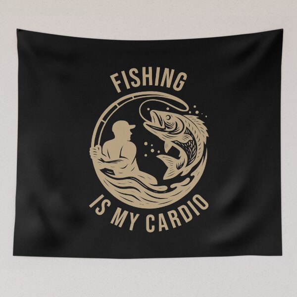 Item preview, Fishing is my cardio designed and sold by xndrlab.