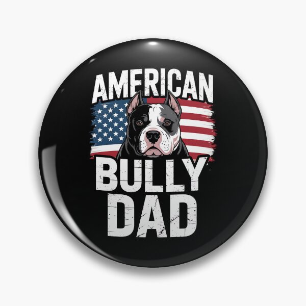 Item preview, Best Dog Dad Ever American Flag - American Bully Dad designed and sold by BakeryDozen.