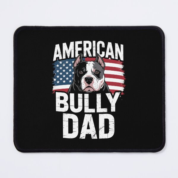 Item preview, Best Dog Dad Ever American Flag - American Bully Dad designed and sold by BakeryDozen.