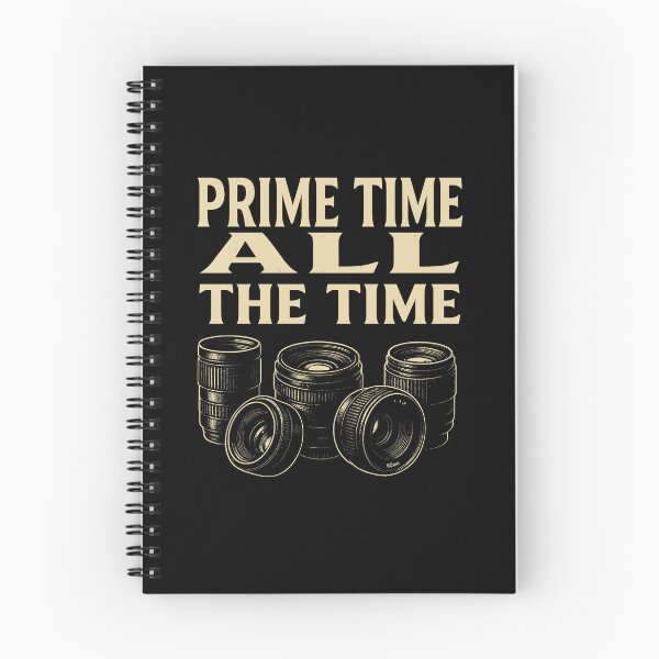 Item preview, Prime Time All the Time Photography Tee designed and sold by ThreadQuirk.