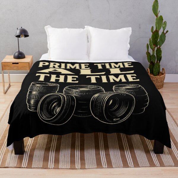 Item preview, Prime Time All the Time Photography Tee designed and sold by ThreadQuirk.