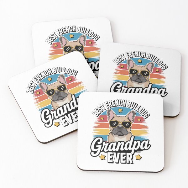 Item preview, Best French Bulldog Grandpa Ever Vintage Farthers Day designed and sold by BakeryDozen.