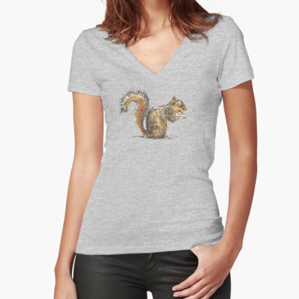 Fitted V-Neck T-Shirt