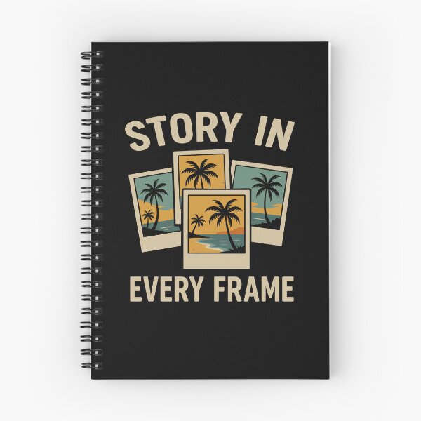 Aperçu de l'œuvre T-shirt de plage Polaroid « Histoire dans chaque cadre » créée et vendue par ThreadQuirk.