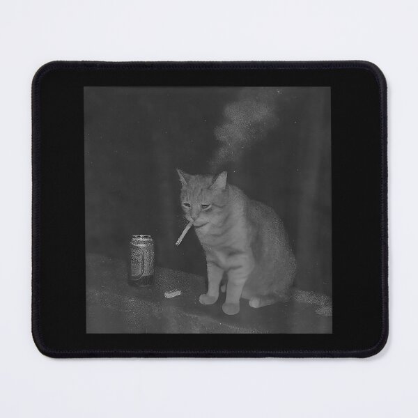 Item preview, Cat Smoking Cigarette And_Beer Baddies Get Saddies designed and sold by Gala-Zae.