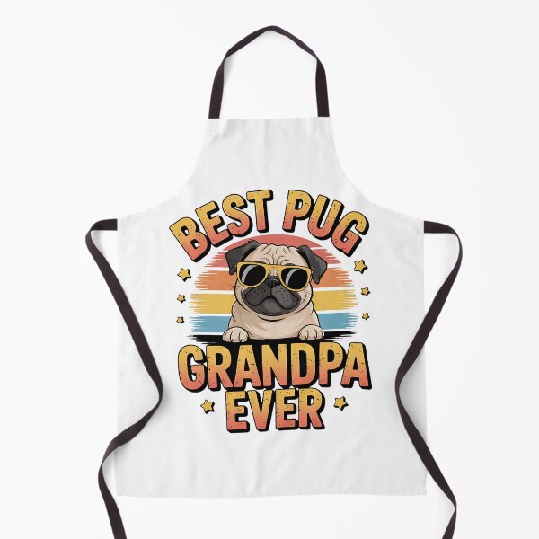 Item preview, Best Pug Grandpa Ever Pug Grandpa Vintage Farthers Day designed and sold by BakeryDozen.