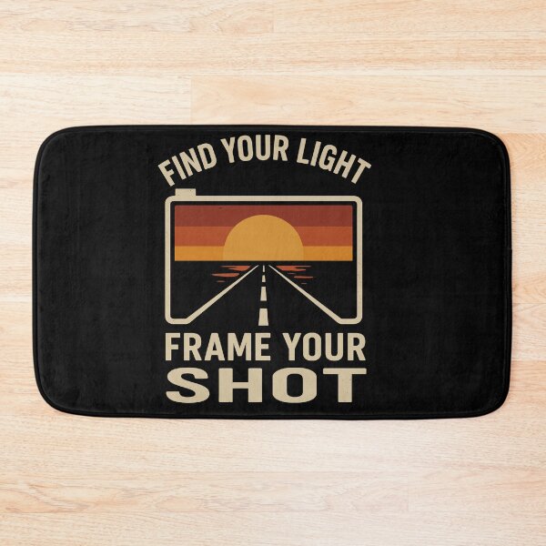 Item preview, Find Your Light Frame Your Shot Sunset Tee designed and sold by ThreadQuirk.