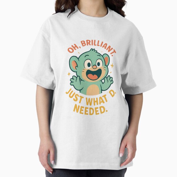 Item preview, Brilliant St What's Needed - Whimsical British Humor T-Shirt | Playful Typography Design | Quirky Statement Tee designed and sold by Oftima.