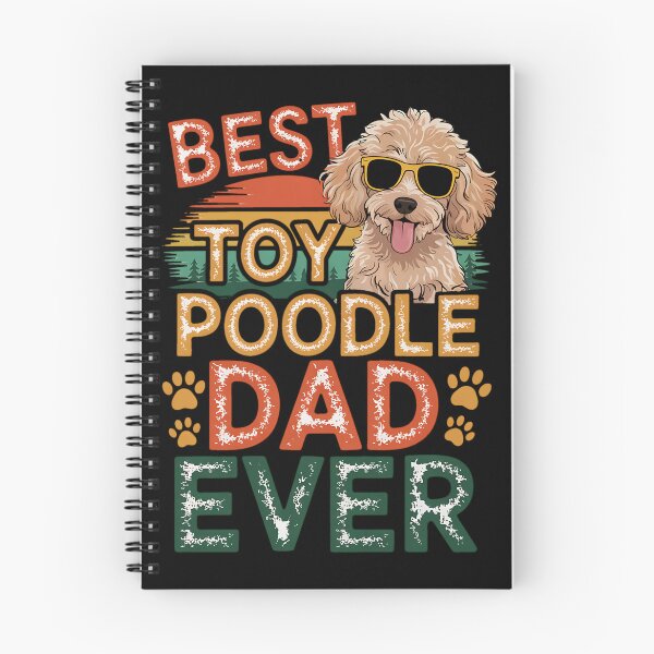 Item preview, Best Toy Poodle Dad Ever Vintage Poodle Dog Father's Day designed and sold by BakeryDozen.
