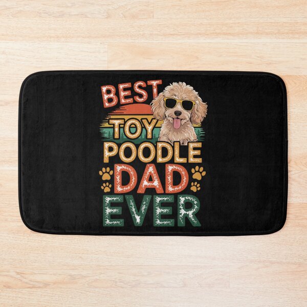 Item preview, Best Toy Poodle Dad Ever Vintage Poodle Dog Father's Day designed and sold by BakeryDozen.