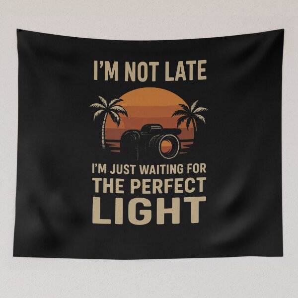 Item preview, I’m Not Late I’m Just Waiting for Light Shirt designed and sold by ThreadQuirk.